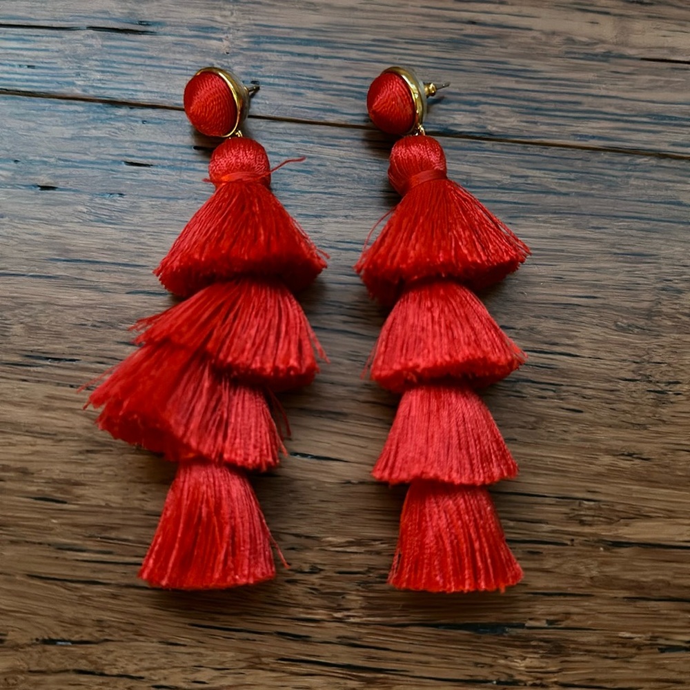 BaubleBar Chandelier Tassel Earrings